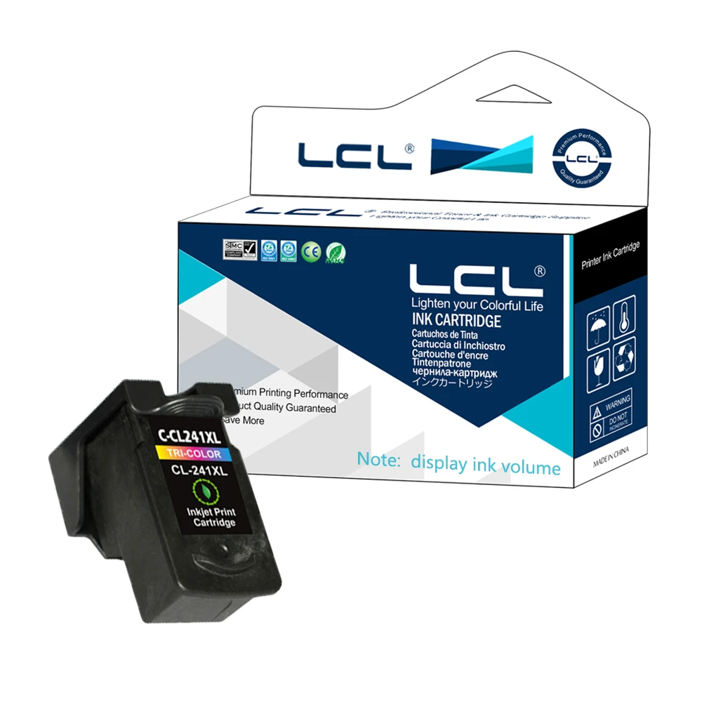 

LCL CL241XL (1-Pack Tri-Color) Display Ink Volume Ink Cartridge Compatible for Canon Pixma MX372/432/512/MG2120/ 3120/3220/4120
