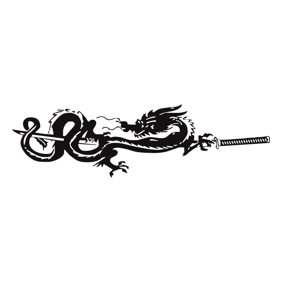 Cunymagos Dragon Creative Decor Car Sticker Motorcycle Vinyl Car Styling Auto Car Wall Window Door Decal Sticker 19.1cm5 (3)