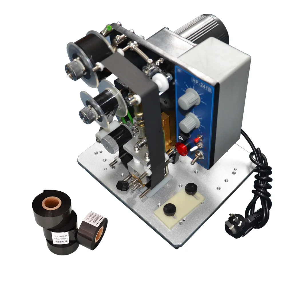 

241B type plastic inject expiry date printing machine on plastic bags
