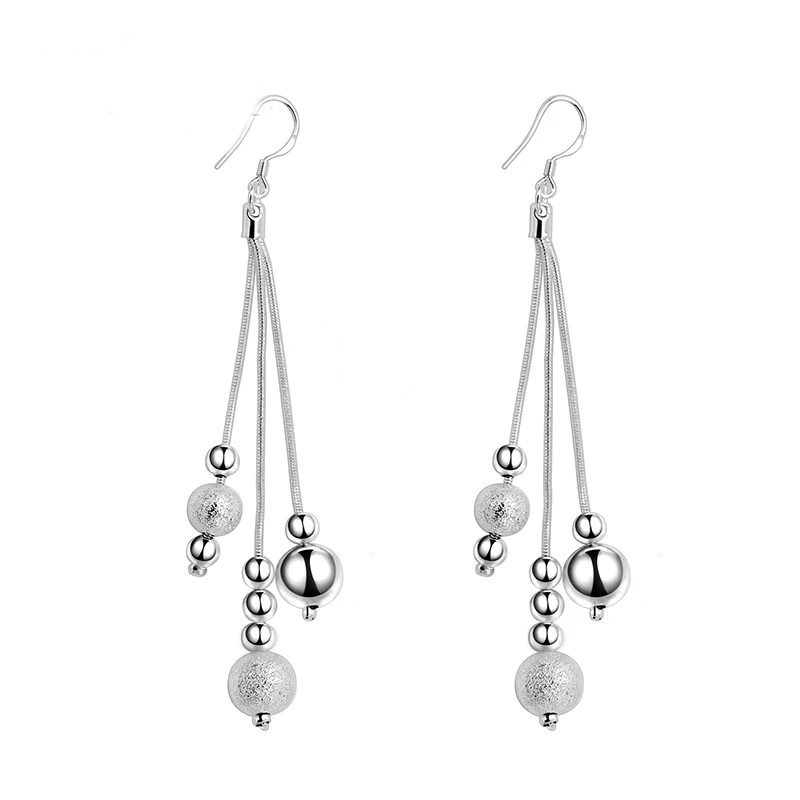 Beadsland fashion tassels glass bead in drop earrings bead statement earring for women Fashion Jewelry