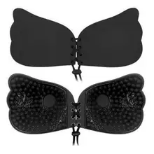 Мода палку лепестки Силиконовая грудь бюстгальтер тянуть веревку площадку груди бюстгальтер утолщаются грудь женщины бюстгальтер без бретелек Backless Невидимый сексуальный бюстгальтер