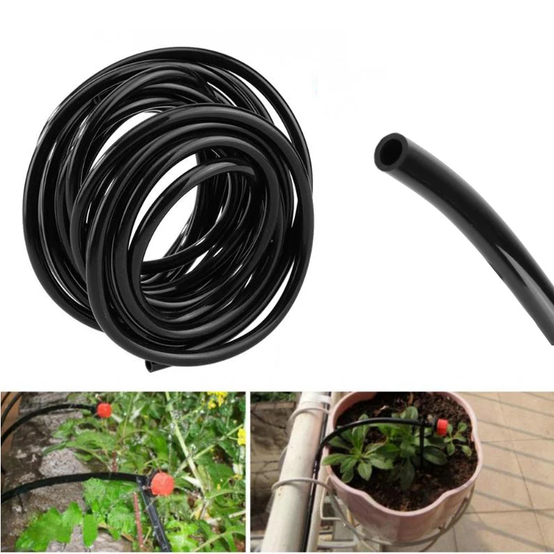 PVC 4/7mm Micro Drip Irrigation Hose Pipe 5/15/25M Water Hose for Garden Irrigation Plants