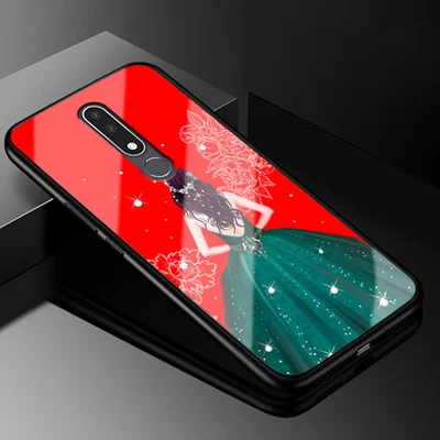 Чехол из закаленного стекла для телефона для Nokia 3,1 Plus все включено чехол Чехол с мягкими краями для Nokia 3,1 Plus чехол Nokia3.1Plus чехол s Coque - Цвет: A3