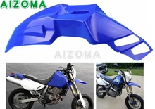 Azul Da Motocicleta Universal Fender Supermoto Motocross Offroad Dupla Do Esporte Lama Dianteiro Guarda Protector Para Yamaha WRF/YZF/TTR /PW/XT