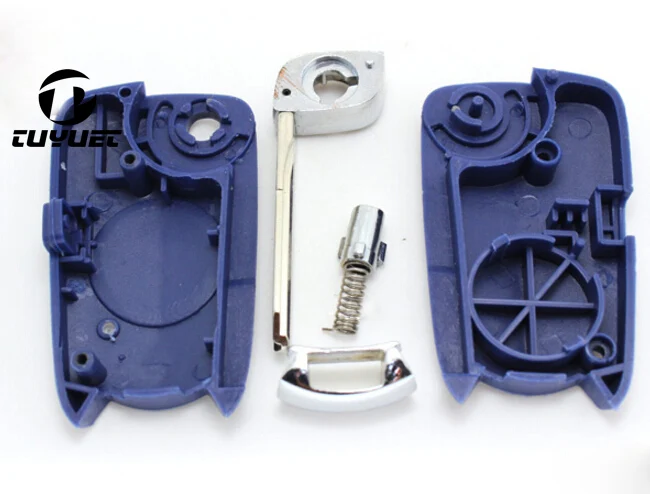 Пустая сторона 1 Кнопка откидной складной модифицированный дистанционный ключ оболочка Автомобильный ключ чехол для Fiat Siena palio