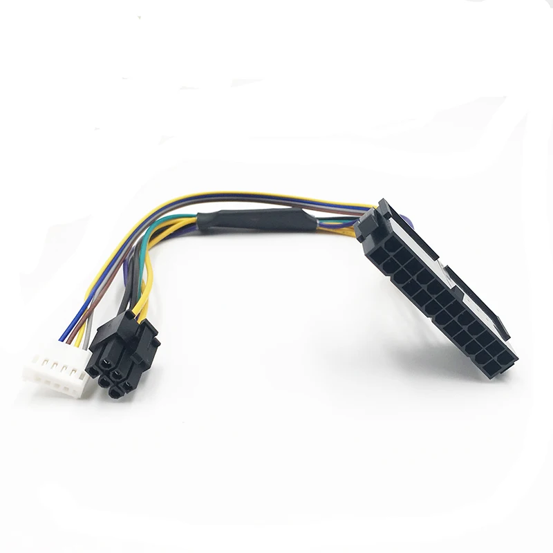 24Pin ATX кабель питания к 2 портовому 6Pin разъему адаптер материнской платы шнур для HP