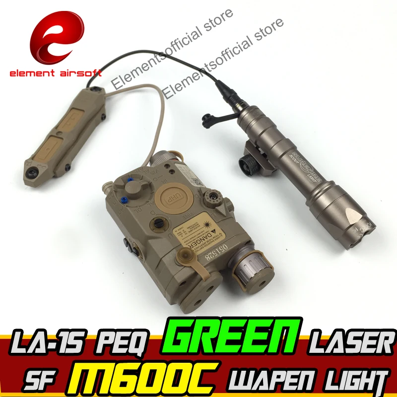 Элемент страйкбол безошибочный M600C оружие Scout свет ИК PEQ 15 зеленый лазер руки пистолет лампы двойной Управление переключатель тактический