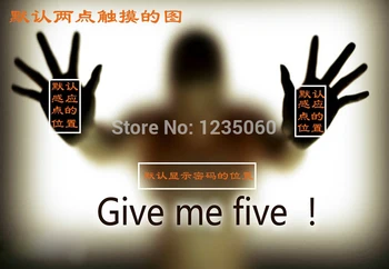 

Give me five touch two hands to open the lock real life room escape mysterious door game