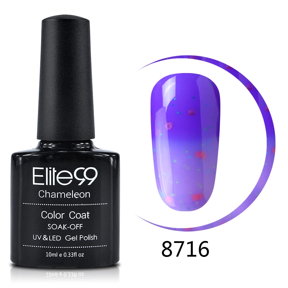 

Elite99 10ML Cheese Thermal Colors Soak Off UV LED Lamp Gel Polish Temperature Color Change Lacquer Manicure Nail Art Varnish