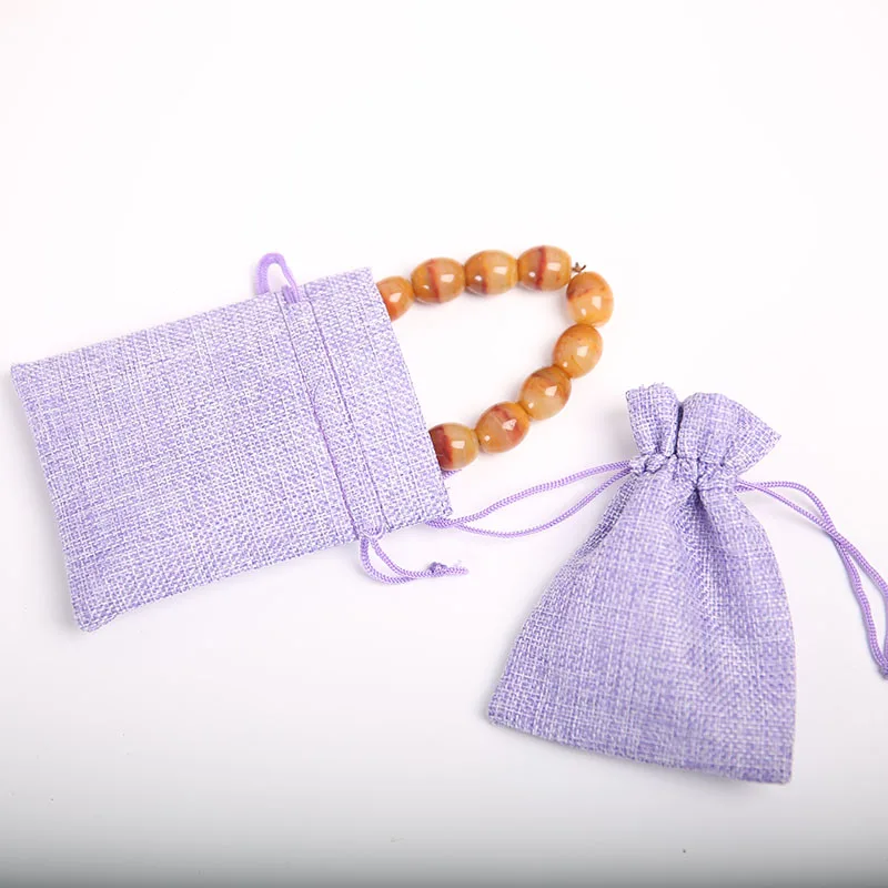 20piece 9*12cm Burlap Linen Bags Drawstring Gift Bags for Wedding Party Crafts Presents Snacks Jewelry Christmas Candy Pouch