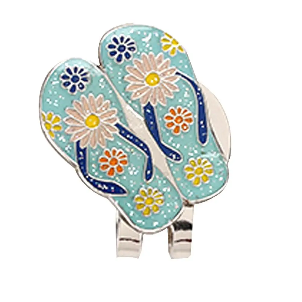 الشاطئ الأحذية سبائك هدية حماية خطاطيف قبعة الغولف مشبك قبعة غولف المغناطيسي في الهواء الطلق كرة جولف ماركر دائم نادي تخزين