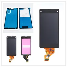 For Sony Xperia Z1 Mini D5503 Z1 Compact LCD Screen Display With Touch Screen Digitizer + Sticker Free shipping free shipping 10pcs mst6e181vs lf z1