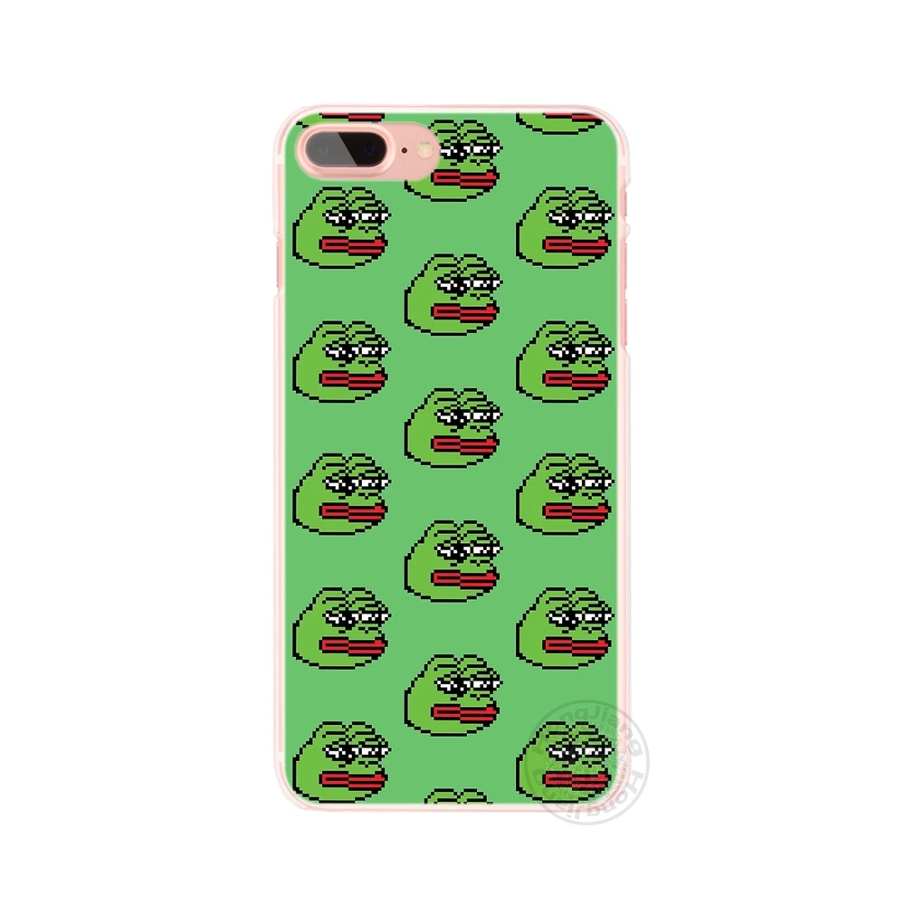 HAMEINUO интернет Meme Smug лягушка Пепе Чехол для мобильного телефона для iphone 6 4 4s 5 5s SE 5c 6 6s 7 8 X plus