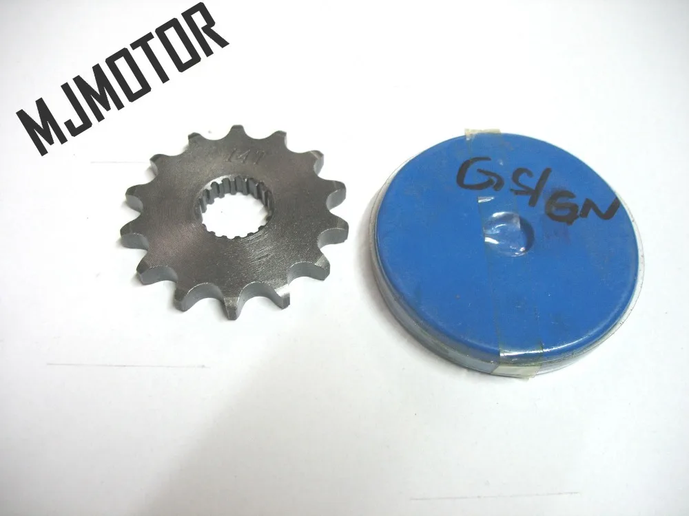 14T Drive chain gear for Suzuki motorcycle GS GN125 QJ150 for Honda Scooter Yamaha Chinese Motorcycle Spare parts