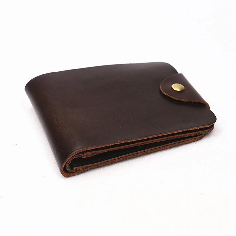 Genuine Cow Leather Wallet For Men Mens Vintage Designer Real Cowhide Short Wallets Purse Card Holder Male Carteira High Quality