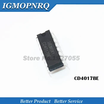 

10pcs/CD4017 4017B CD4017BE 4017 DECADE COUNTER DIVIDER IC new original free shipping