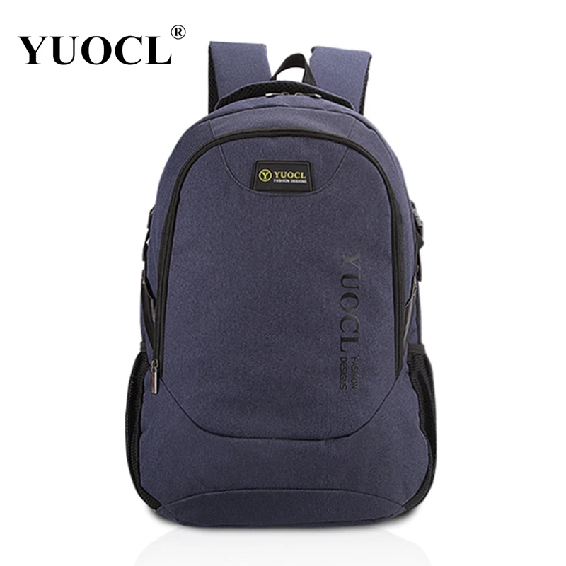 

YUOCL 2016 New Designed Men's Backpacks Bolsa Mochila for Laptop 14 15 Inch Notebook Computer Bags Men Backpack School Rucksack