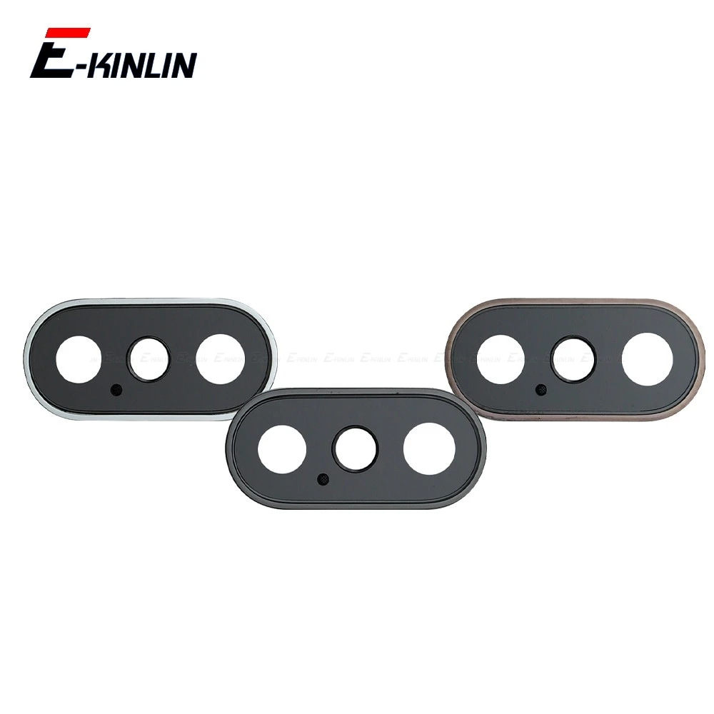 

High Quality Rear Back Camera Glass Lens Cap Seal Bracket Ring Frame Holder For iPhone XR XS Max