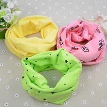 2016 New Autumn Winter Baby Scarf Children 100% Cotton Collar Boys and Girls Kids O Ring Child Neck Scarves