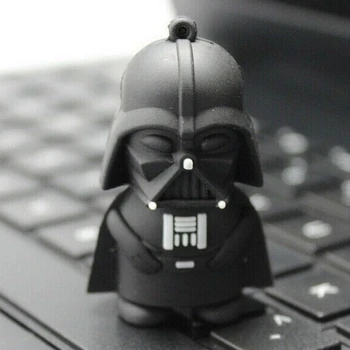 

Fashion Star War Darth Vader 8gb/16gb/32gb/64gb Mini Usb 2.0 Key Flash Memory Stick Pen Drive 128GB Pendrive 1TB 2TB Gift Drives
