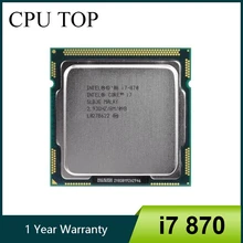Процессор Core i7 870 2,93 ГГц, четырехъядерный процессор L3 8M, разъем 1156 CPU SLBJG 95W