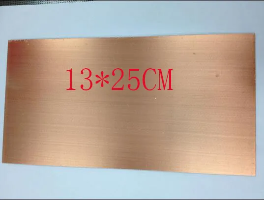 13*25 см 1. 6 толстый односторонний стеклопластиковый ламинат FR-4 миллионов пустых плат