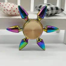 Foleto новые металлический фиджет-Спиннер пальцевой Спиннер, игрушка для снятия стресса, ручная Вертушка для аутизм ADHD игрушки подарок для повседневного использования, Прядильный механизм клуба