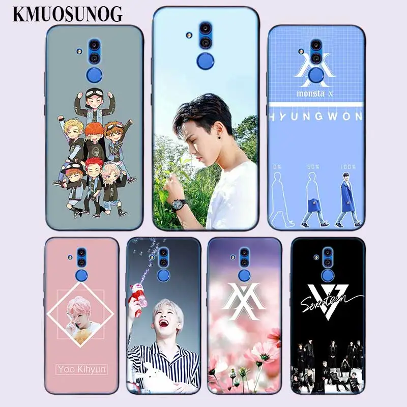 

Transparent Soft Silicone Phone Case Monsta X KPOP Boy Group for Huawei Mate Honor 20 10 9 Pro Lite 7C Cover