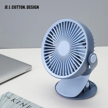 

Portable Mini Clip Fan USB Charging 2000 mAh Battery Operated 360 Rotation Fan for indoor Outdoor dormitory Baby Car