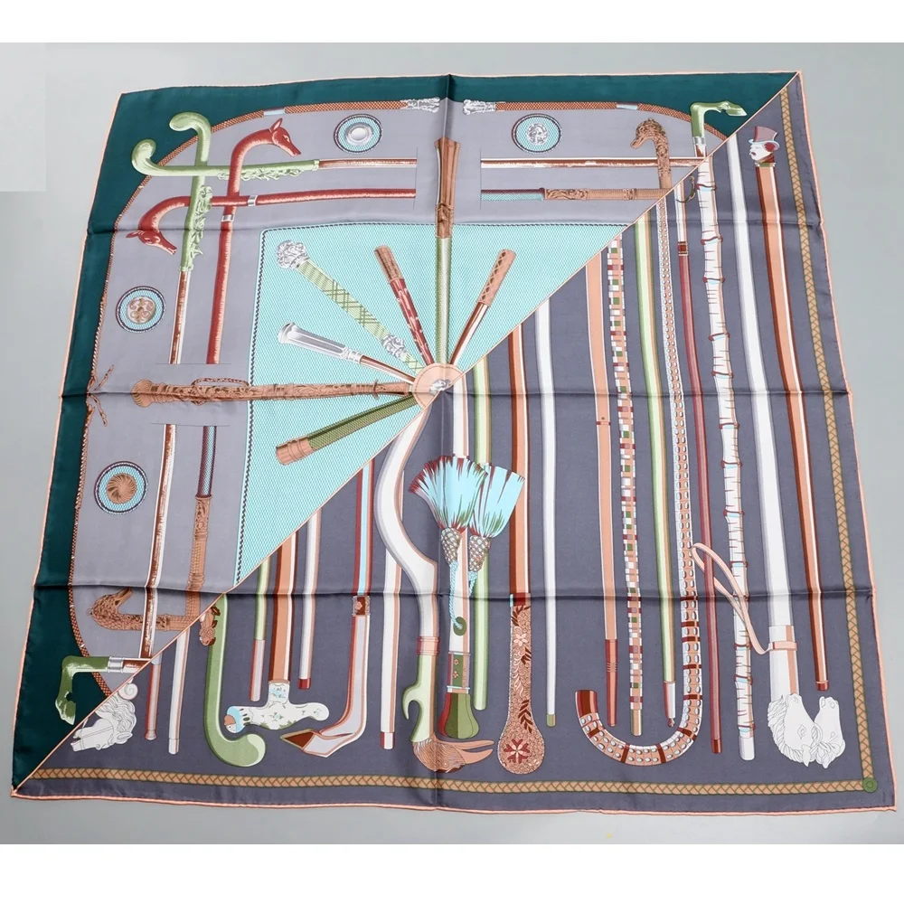 Шарф Платок женский из 100% шелка 88x88 см|square silk scarves|fashion scarfsilk fashion scarf |