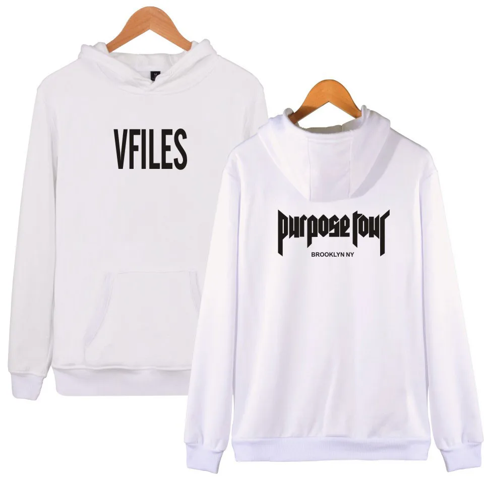 Justin Bieber VFILES Hoodies Men's Clothing Cap And Hot Sale Harajuku Sweatshirt Fashion Coat Female Clothes