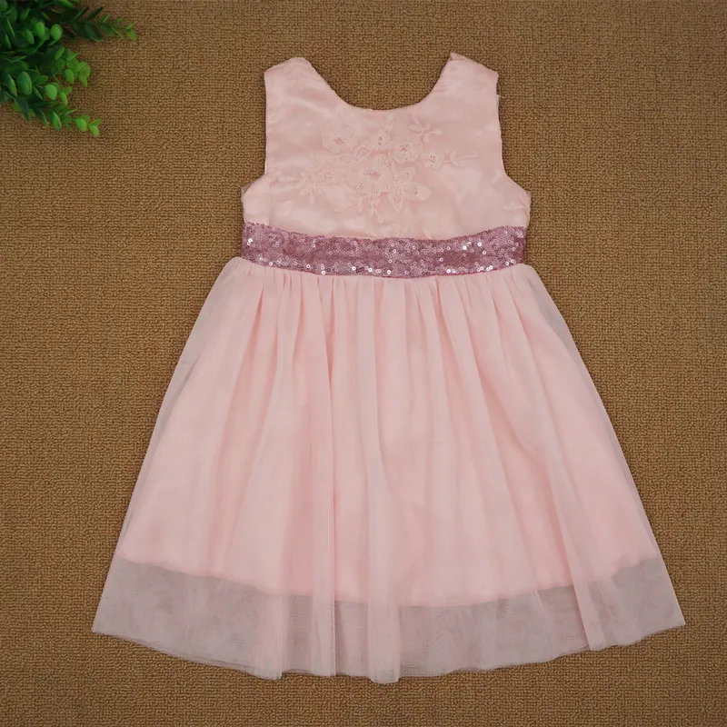 Летнее Детское платье принцессы с бантом для девочек 1-6 лет на день рождения платье с цветочным узором для девочек костюм для свадебной вечеринки для девочек