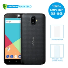 Ulefone S7 Pro 2GB RAM+16GB ROM Dual Camera Mobile Phone 5.0 inch HD MTK6580 Quad Core Android 7.0 13MP Cam 3G WCDMA Cellphone