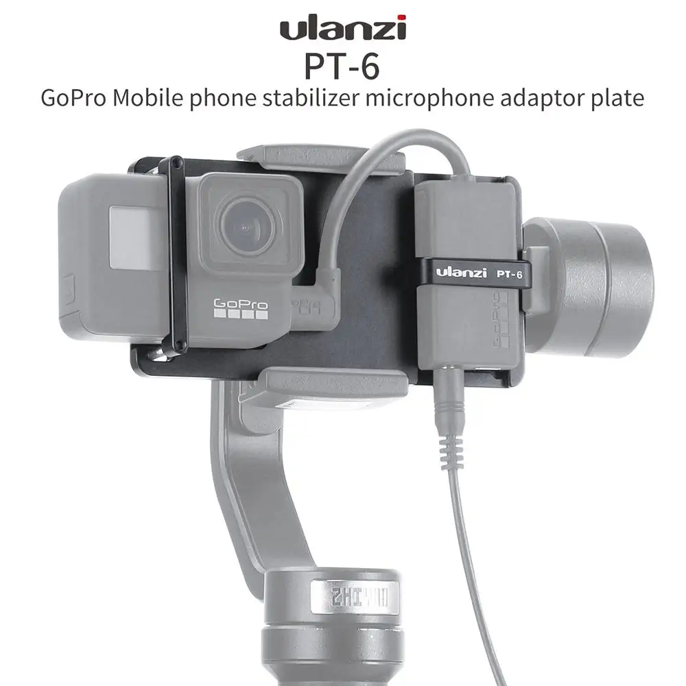 Yiwa ULANZI PT-6 Адаптер для GoPro Hero 7 6 5 универсальный переключатель Монтажная пластина для DJI Osmo Mobile 2 Zhiyun Smooth 4