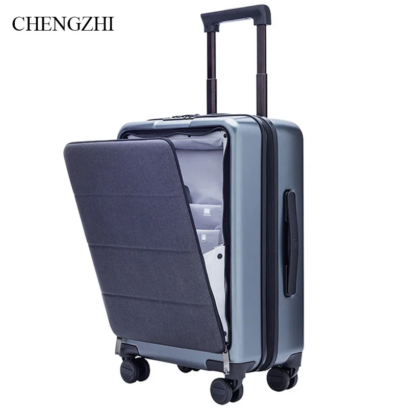 

CHENGZHI 20"inch men business PC rolling luggage carry ons laptop travel suitcase cabin trolley case on wheels
