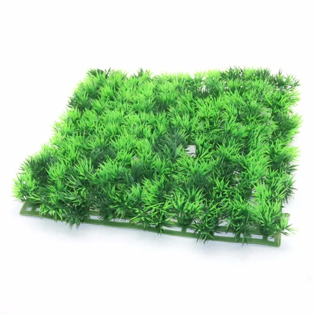 Aquarium Ornament Decorations High Simulation Of Water Lawn ABS Green Plastic Fish Tank Landscape Plants 2