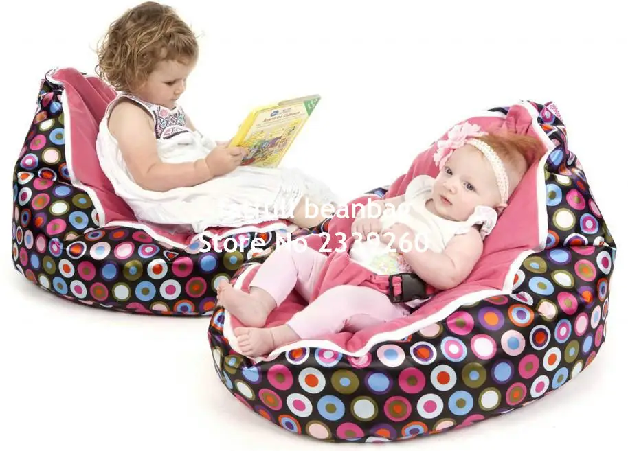 Только Чехол, без наполнителя-розовые шарики Babyinfant Bean Bag Snuggle Кровать портативное сиденье без фаршированных бобов