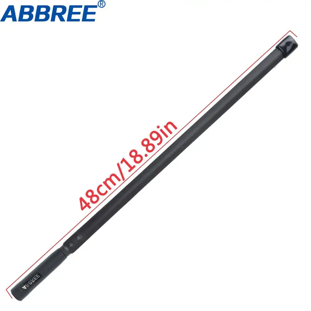 ABBREE Складная армейская CS тактическая BNC VHF UHF двухдиапазонная антенна для