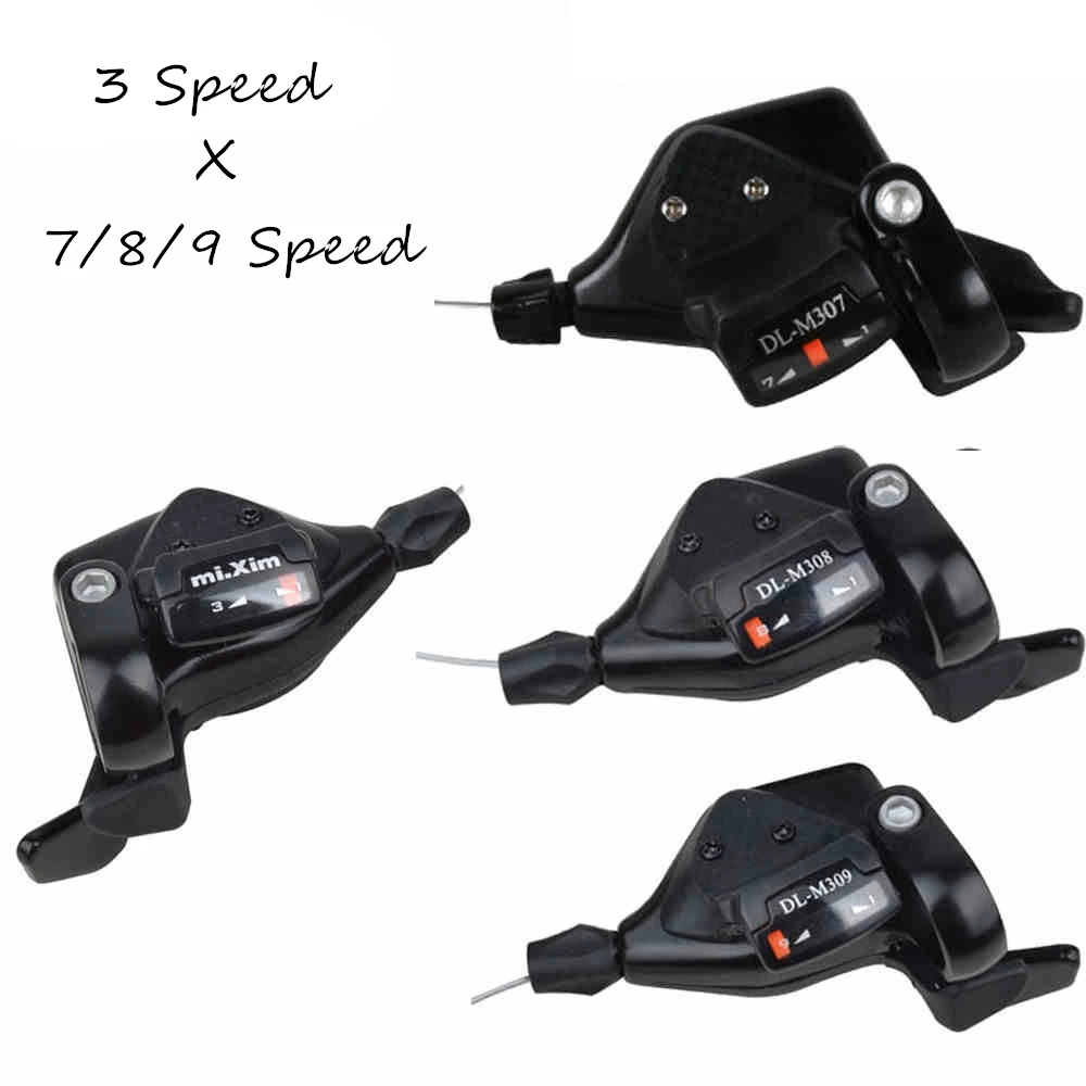 Buy 7/21 speed 8/24 Speed Bicycle Derailleur Shift Lever 9/27 speed Mountain