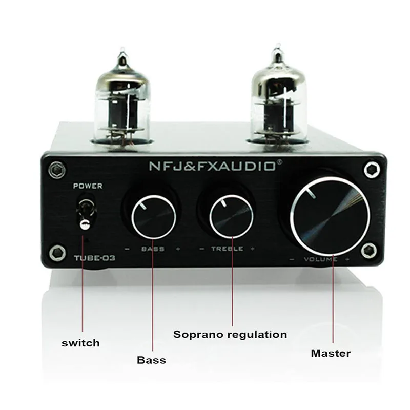 Прочный полезный качественный T7 предусилитель-усилитель и HiFi AUX Preamp