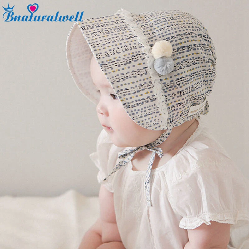 Bnatualwell Bonnet Pour Bebe Fille En Coton Style Retro Nordique Vintage En Dentelle Pour Bapteme Pour Tout Petit H4 Aliexpress