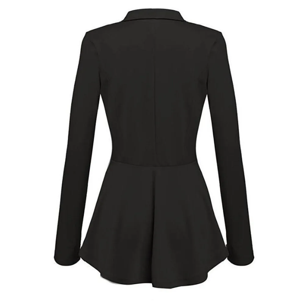 Gothic Casual Office Lady White Women Overcoats Blazer Autumn Slim Black Formal Girls Yellow Popular Female Coats Purple Blazers