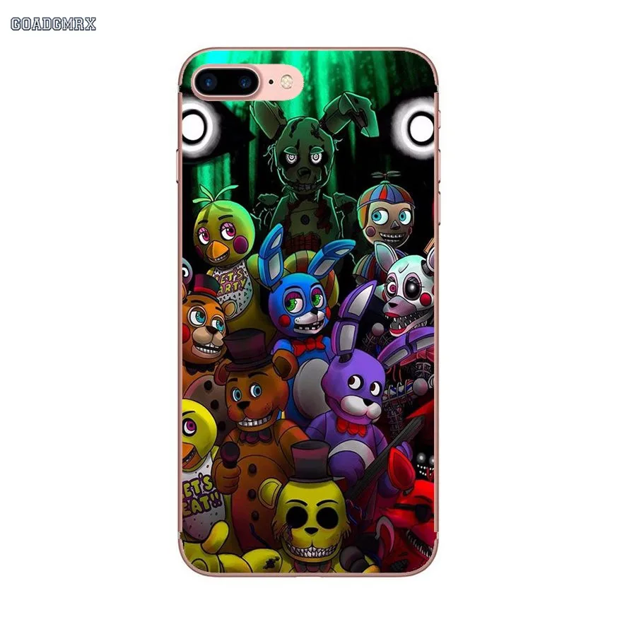 Прозрачные чехлы из ТПУ для Samsung Galaxy S2 S3 S4 S5 Mini Alpha S6 S7 edge S8 S9 Plus J1 Grand Prime Game Five Nights At