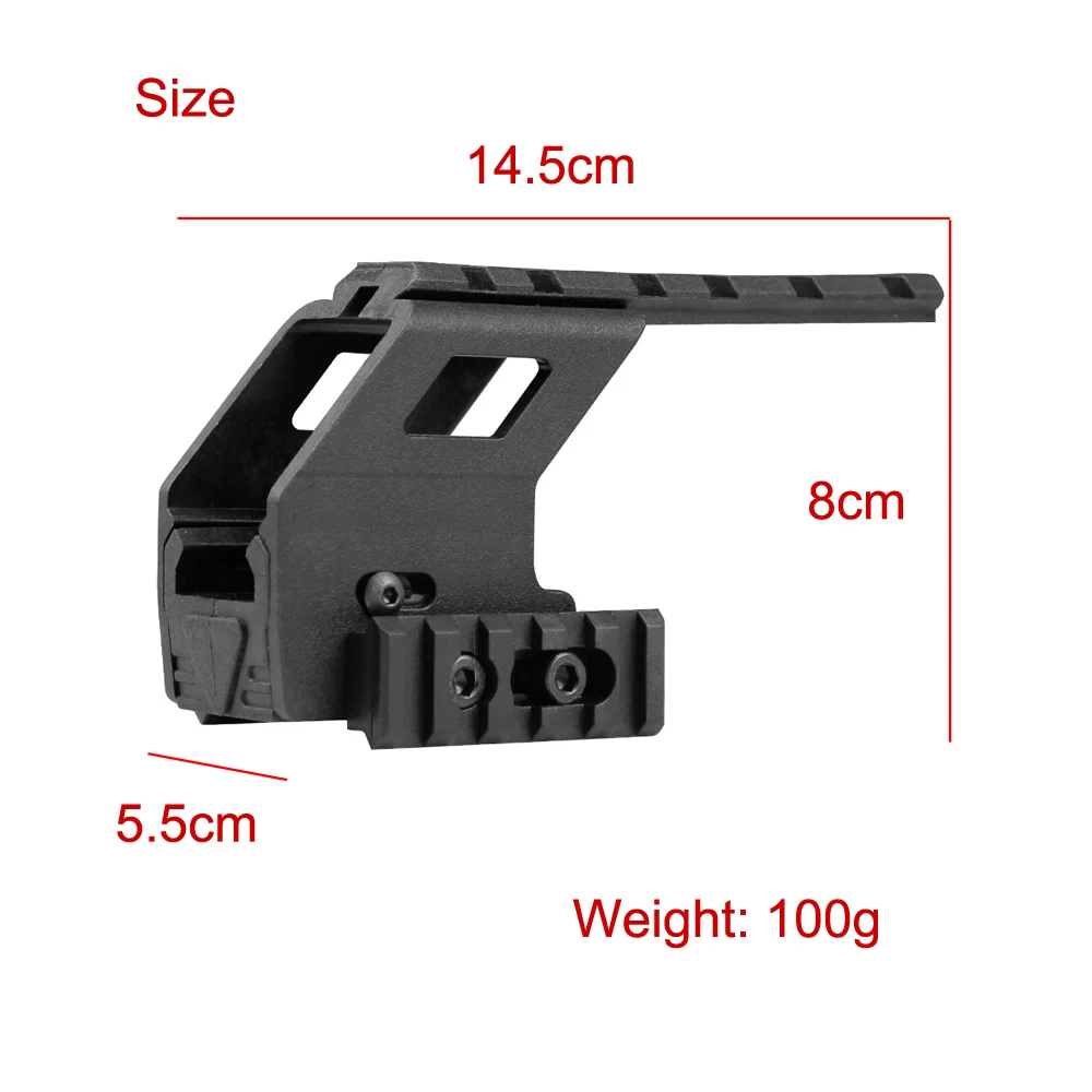 Тактический Для Пистолетов Glock база для рейки система для Глок 17 18 19 страйкбол Для Пистолетов Glock принадлежности для перил крепление