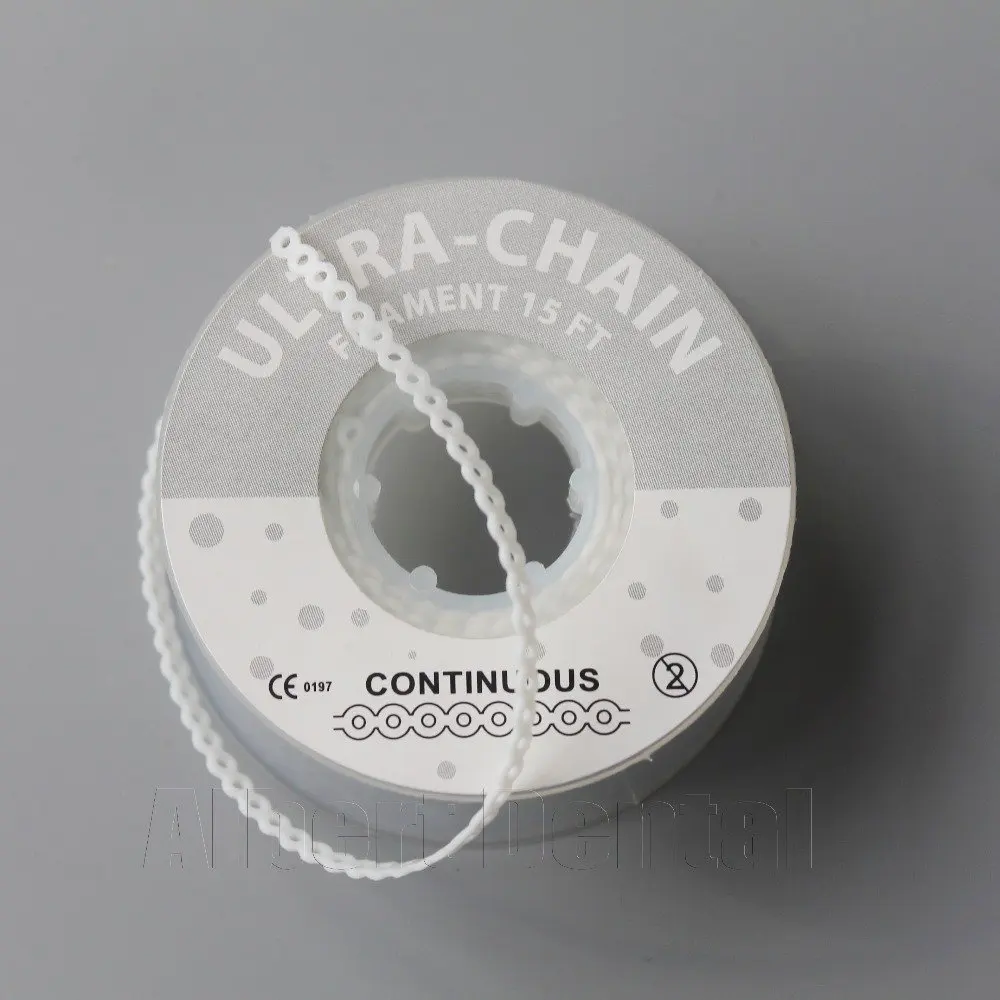 1 PC Dental Orthodontic Elastic Ultra Power Chain Continuousin Teeth