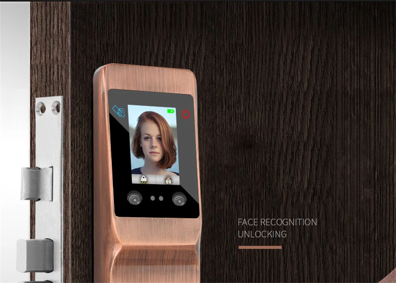Распознавание лица пальмпринт отпечаток пальца умный Пароль замок Противоугонный умный электронный дверной замок для домашнего офиса
