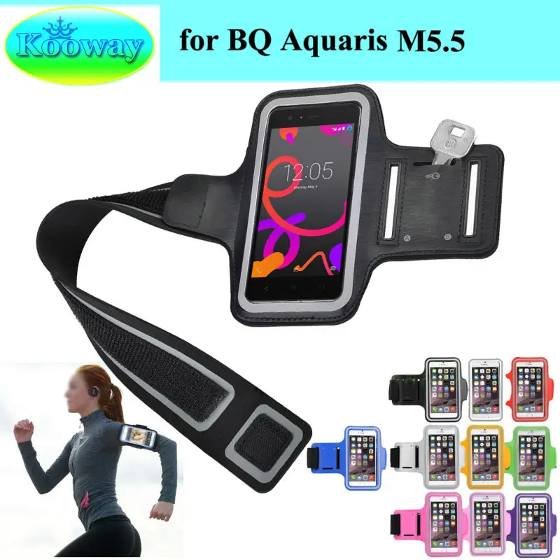 Waterproof Phone Bag For BQ Aquaris M5.5 New GYM Workout Sport Arm Band Casual Running Riding Fishing Climbing Support Case | Мобильные