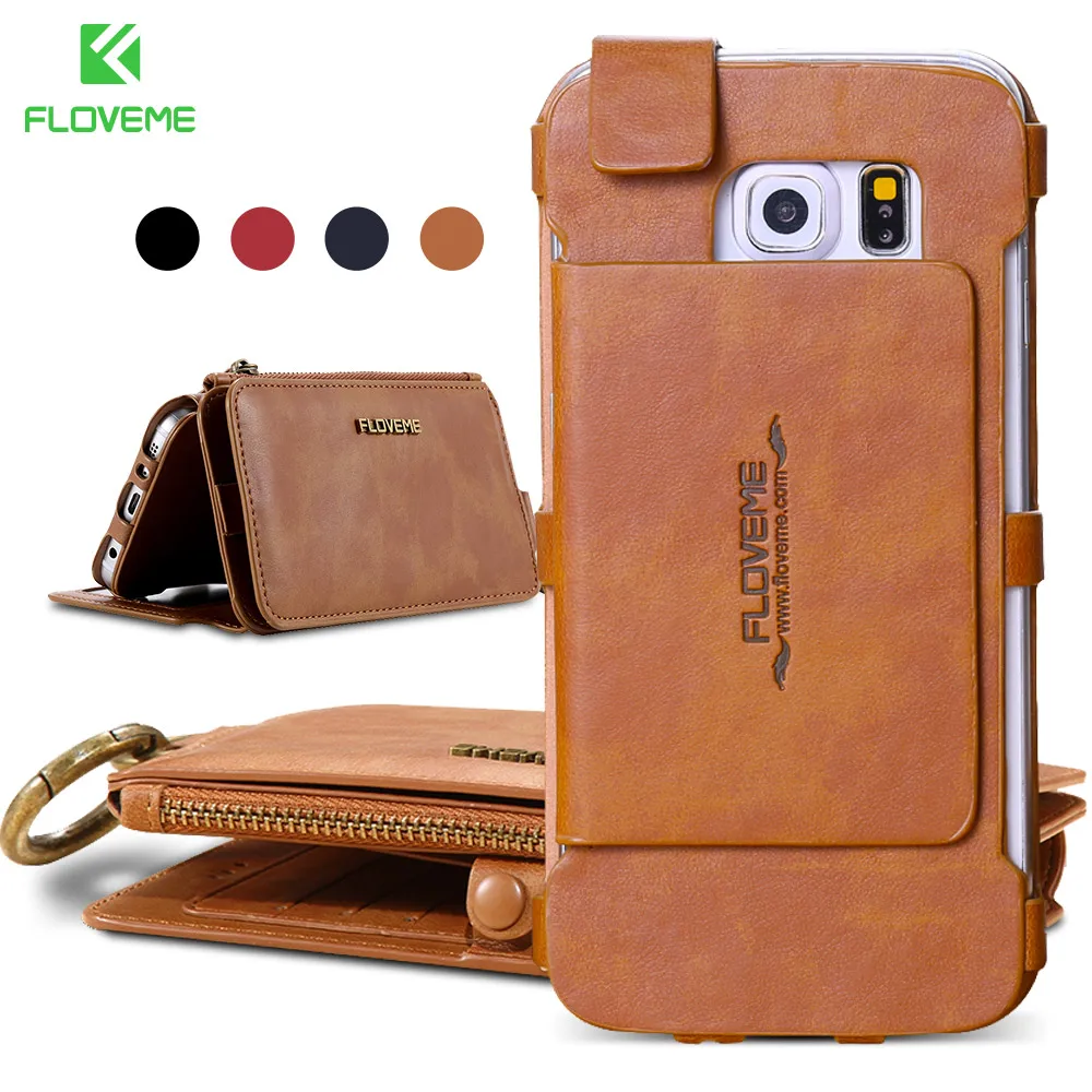 Samsung galaxy s6 edge plus leather wallet case