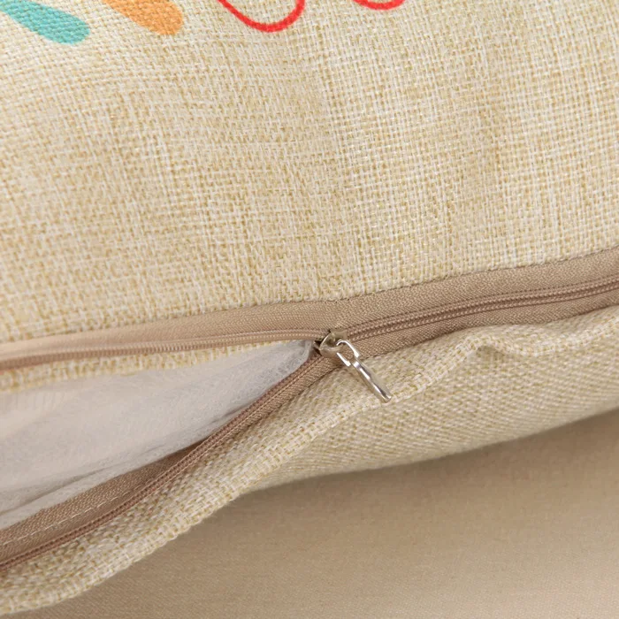 Белье хлопок 18 дюймов 45*45 см мультфильм печати Подушка Home Decor кровати стул назад талии Cusion автомобиля офисные рук Подушка