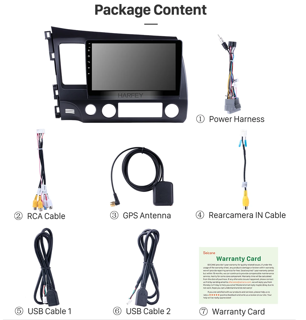 Flash Deal Harfey 10.1 Inch Head Unit Car Radio 2Din For 2006 2007 2008-2011 Honda Civic Android 8.1 GPS Multimedia Player with Mirror Link 18